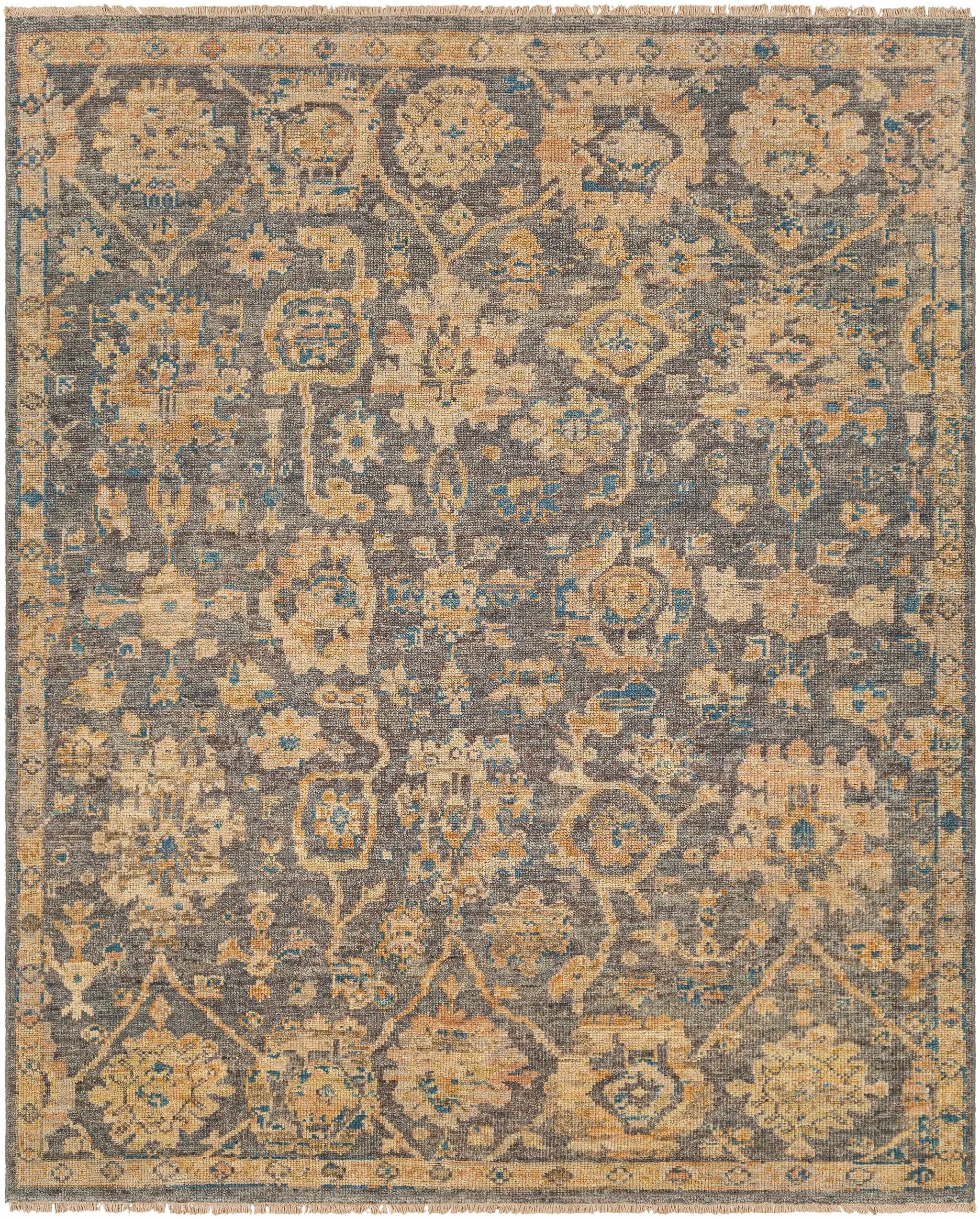 Beige Gray Amazu Area Rug - Clearance by Boutique Rugs