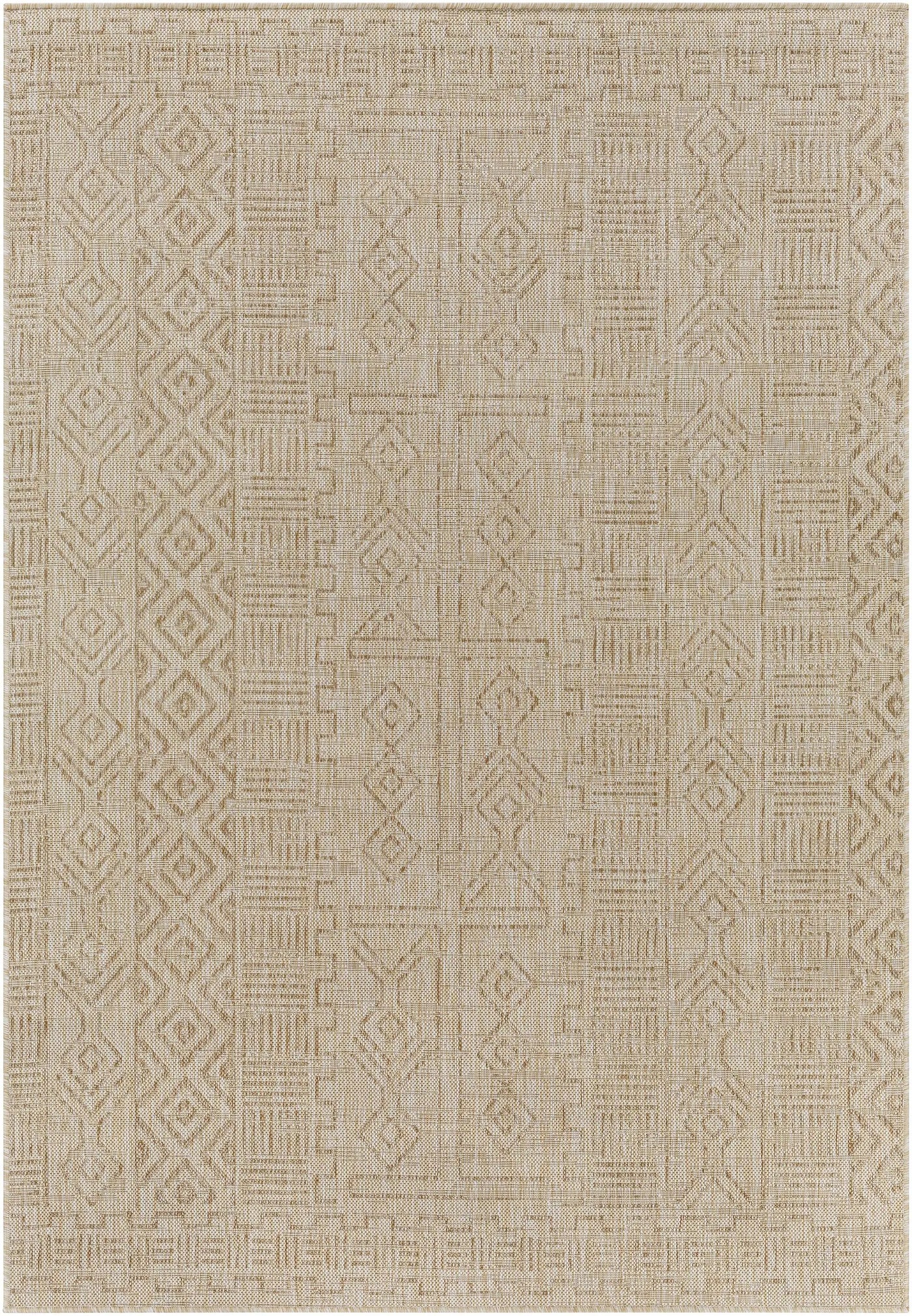 Epson Beige Indoor & Outdoor Rug - Clearance by Boutique Rugs