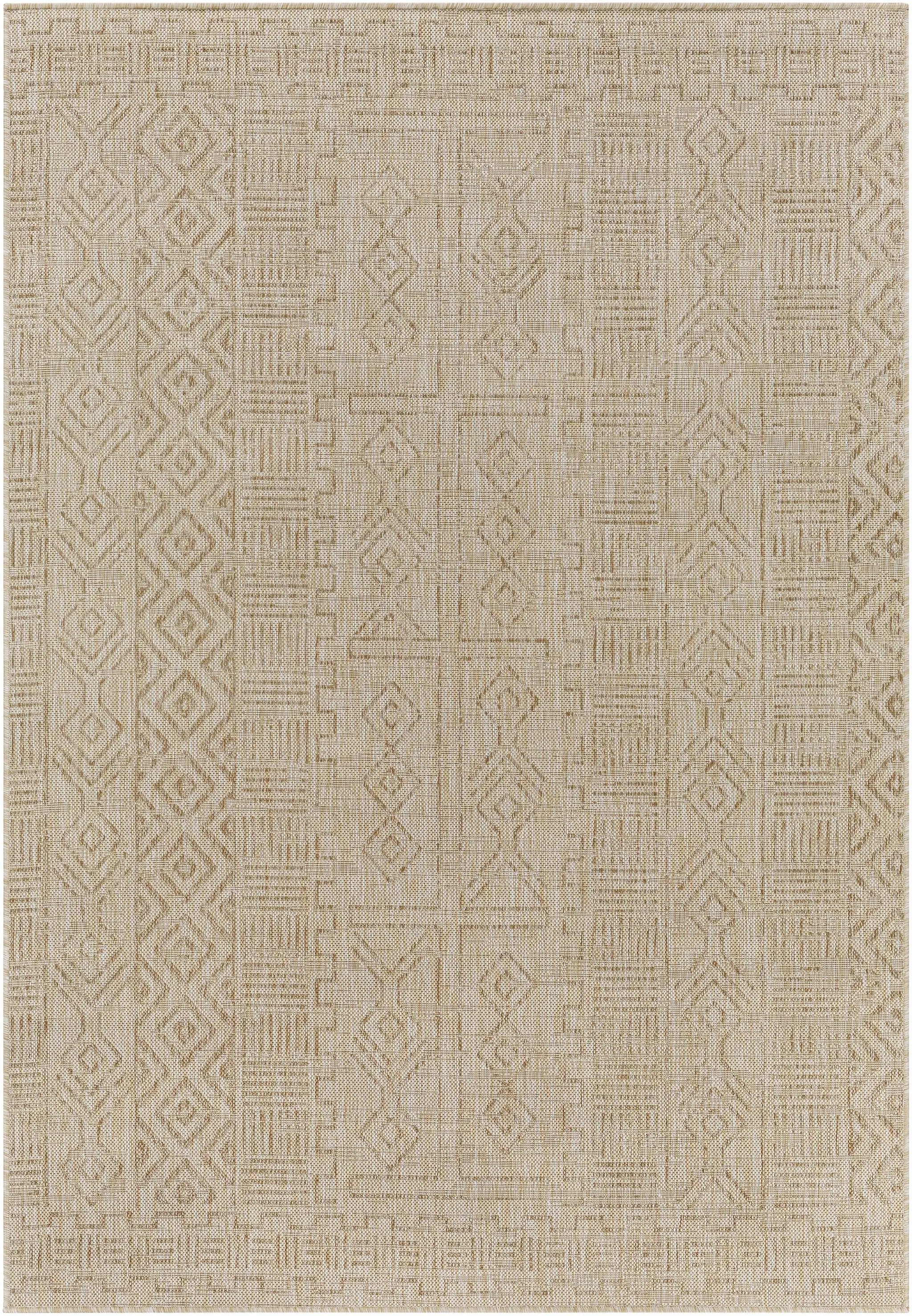 Epson Beige Indoor & Outdoor Rug - Clearance by Boutique Rugs