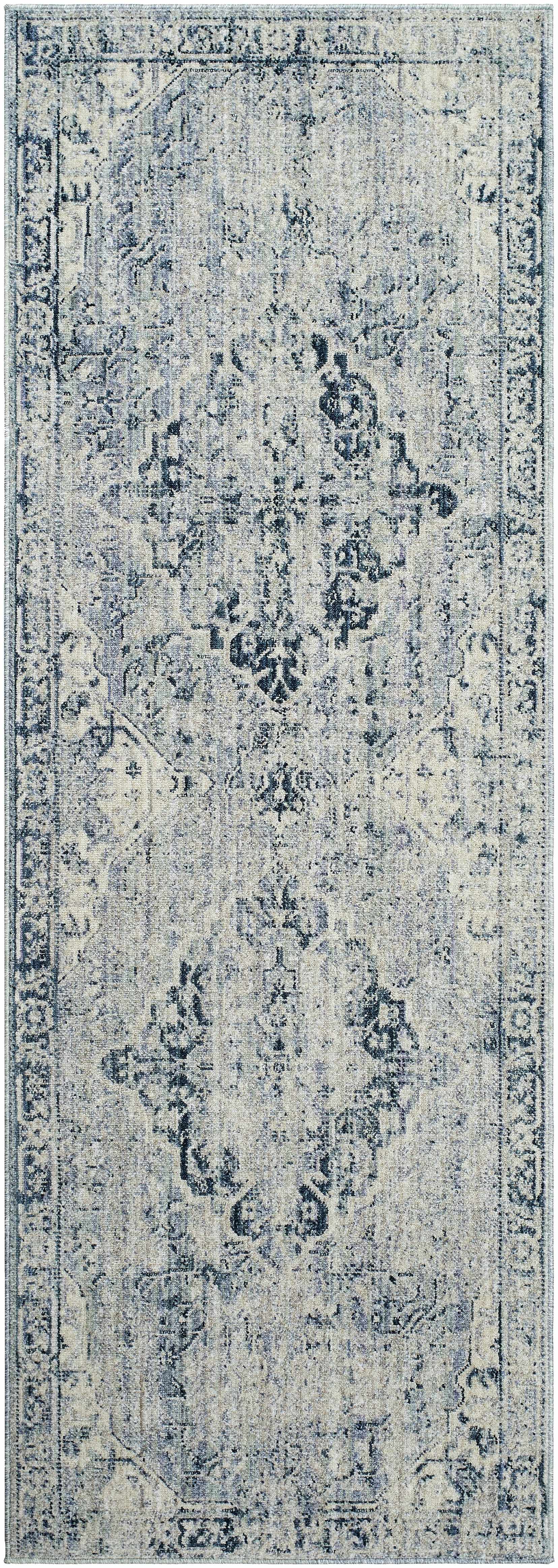 Jemma Blue Medallion Area Rug - Clearance by Boutique Rugs