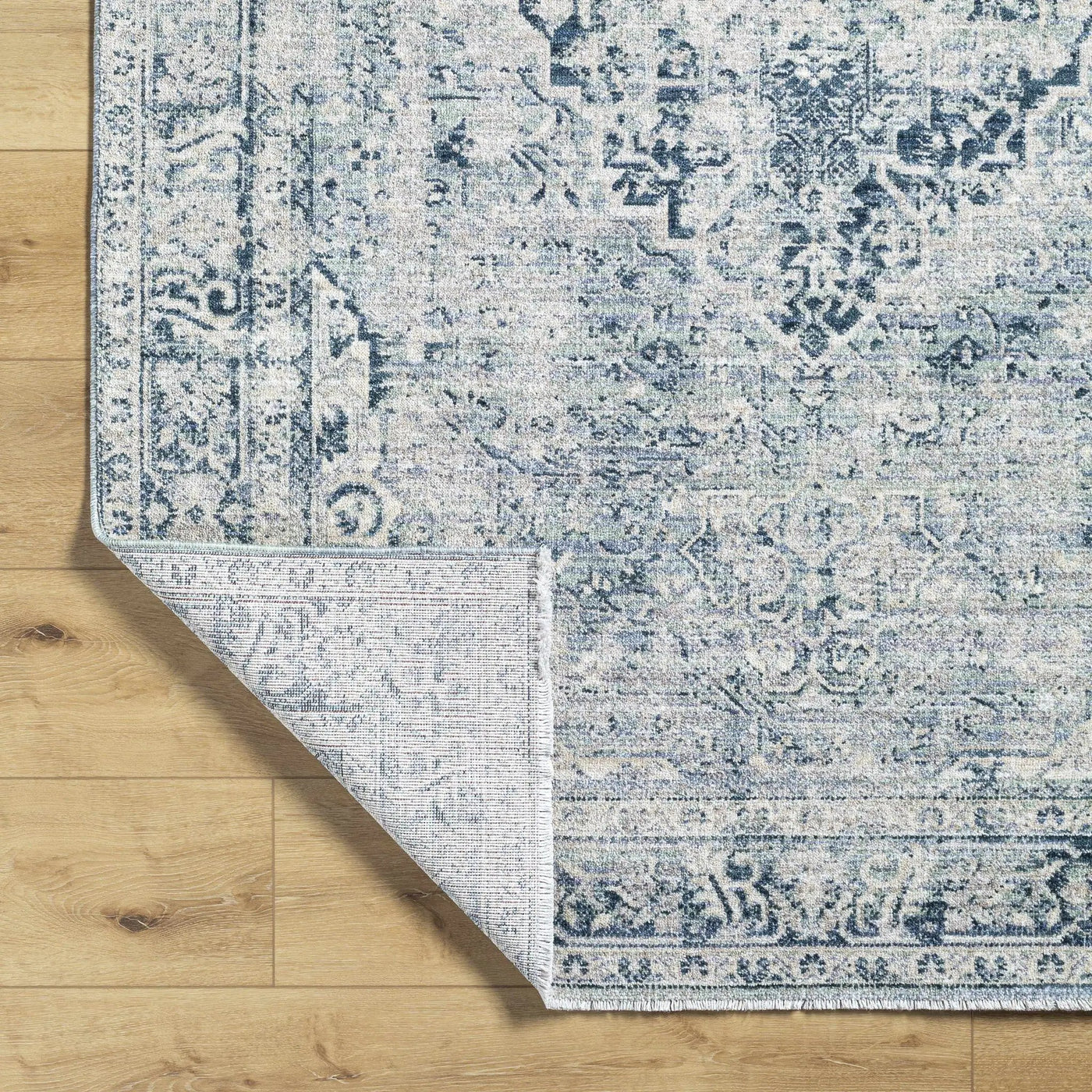 Jemma Blue Medallion Area Rug - Clearance by Boutique Rugs