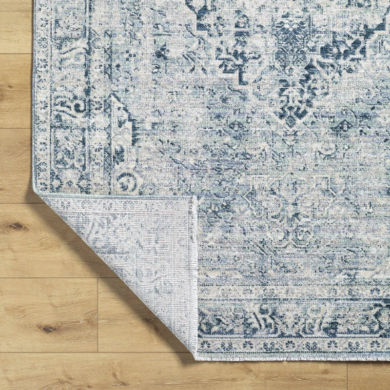 Jemma Blue Medallion Area Rug - Clearance by Boutique Rugs