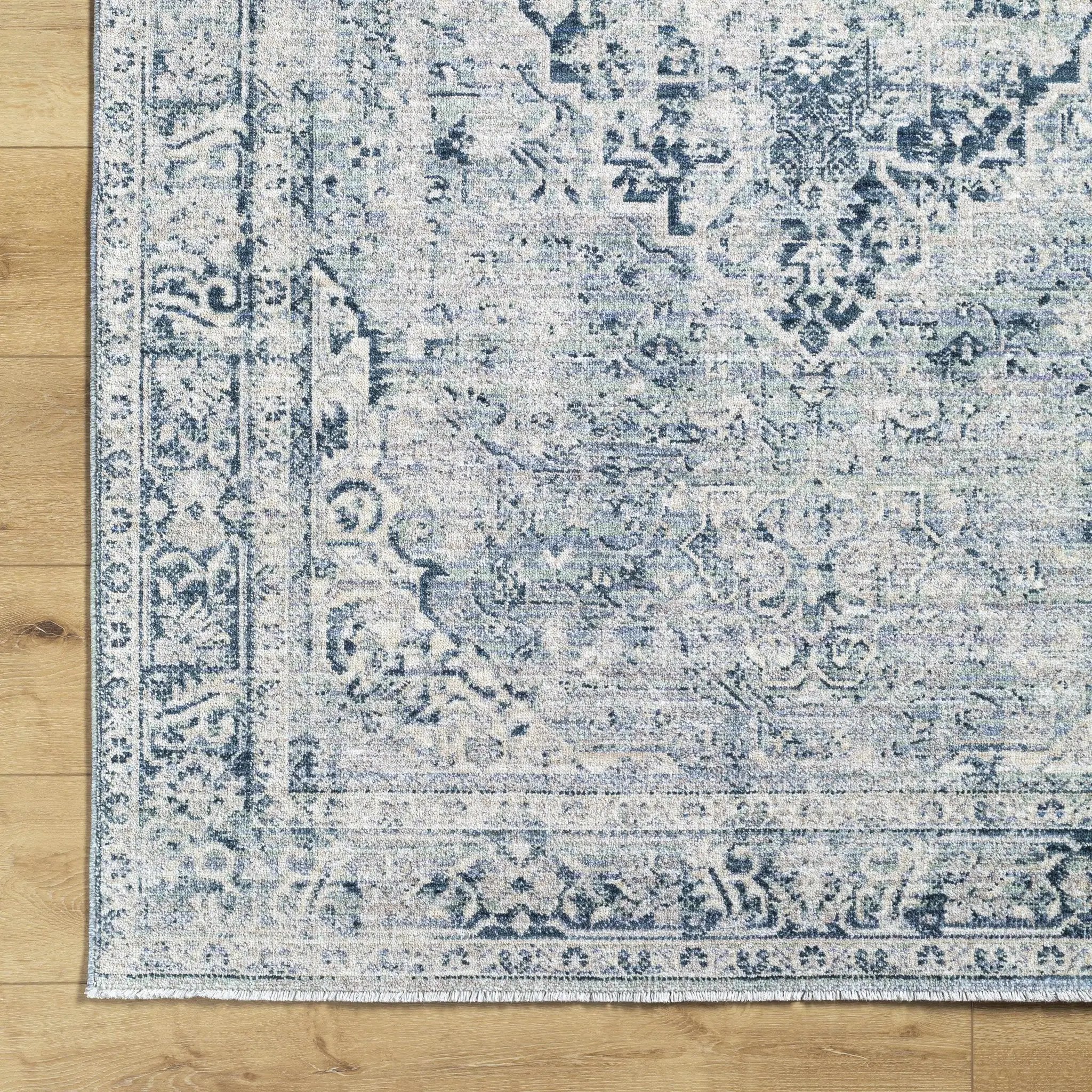 Jemma Blue Medallion Area Rug - Clearance by Boutique Rugs
