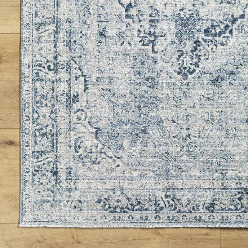 Jemma Blue Medallion Area Rug - Clearance by Boutique Rugs