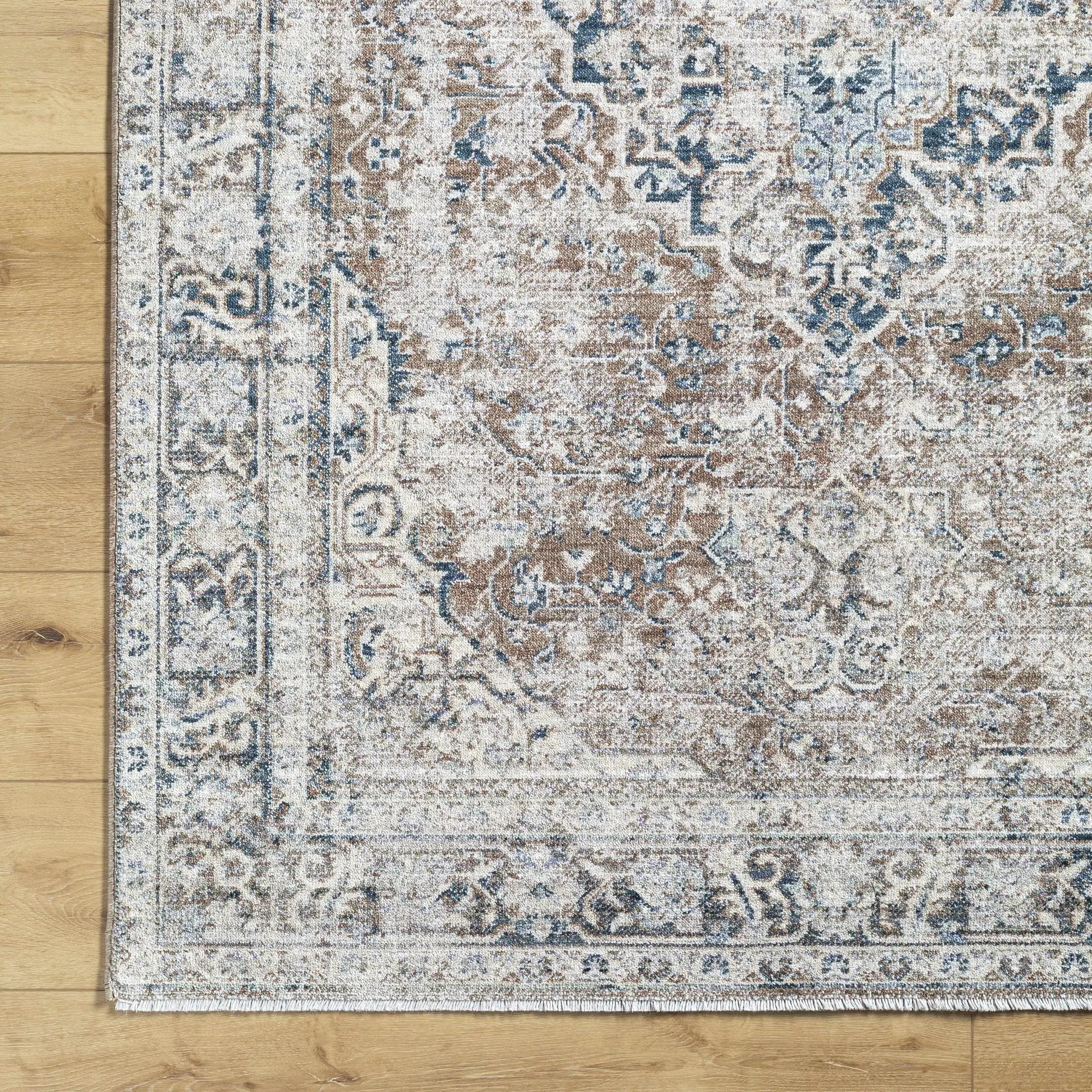 Jemma Brown Medallion Area Rug - Clearance by Boutique Rugs