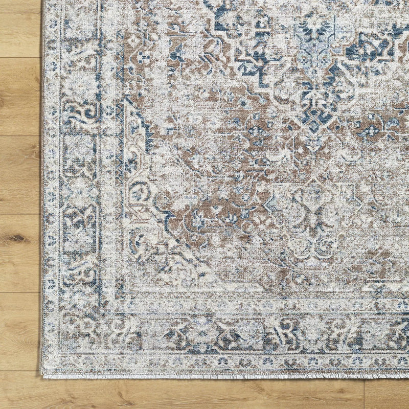 Jemma Brown Medallion Area Rug - Clearance by Boutique Rugs