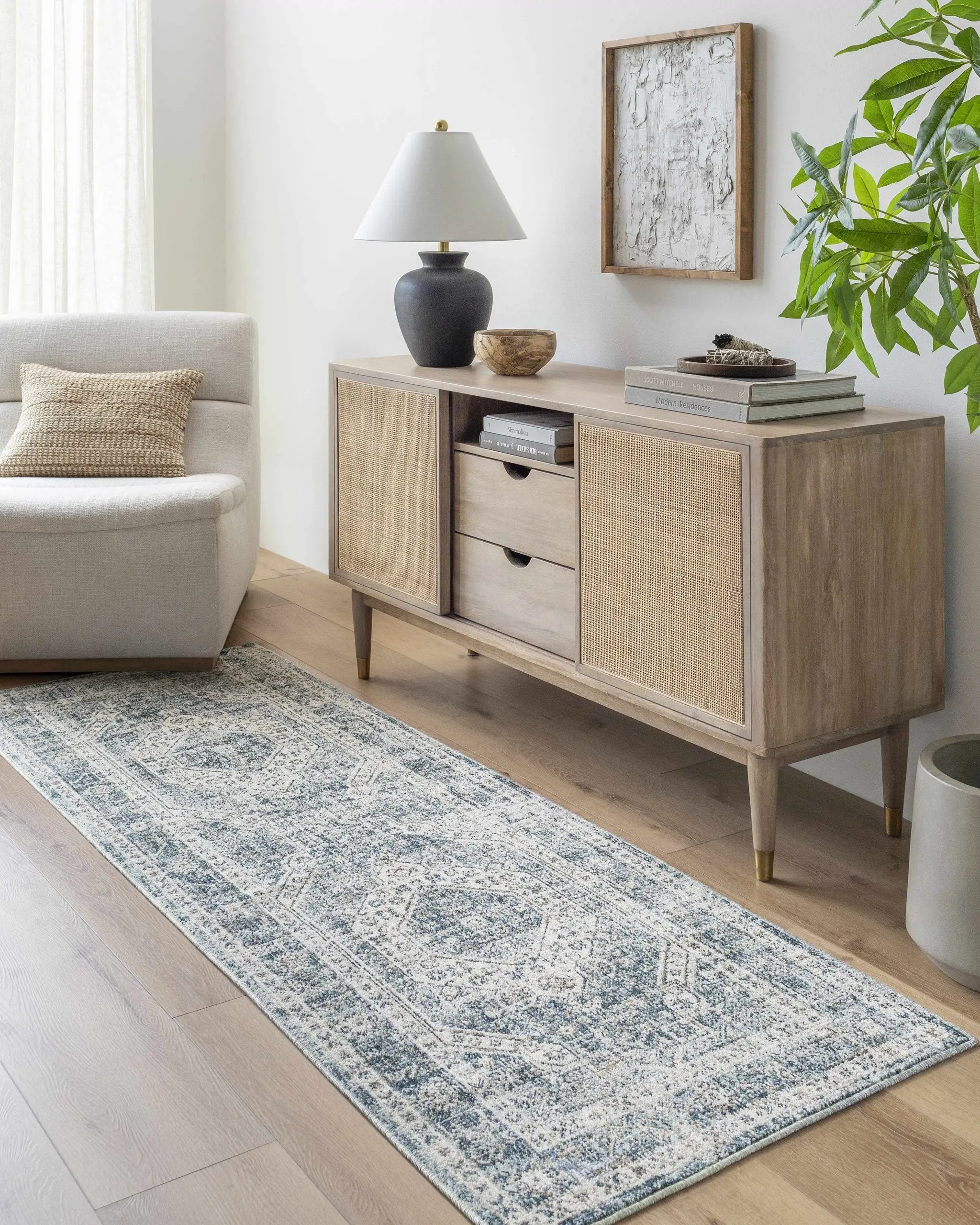 Kalei Blue Area Rug - Clearance by Boutique Rugs