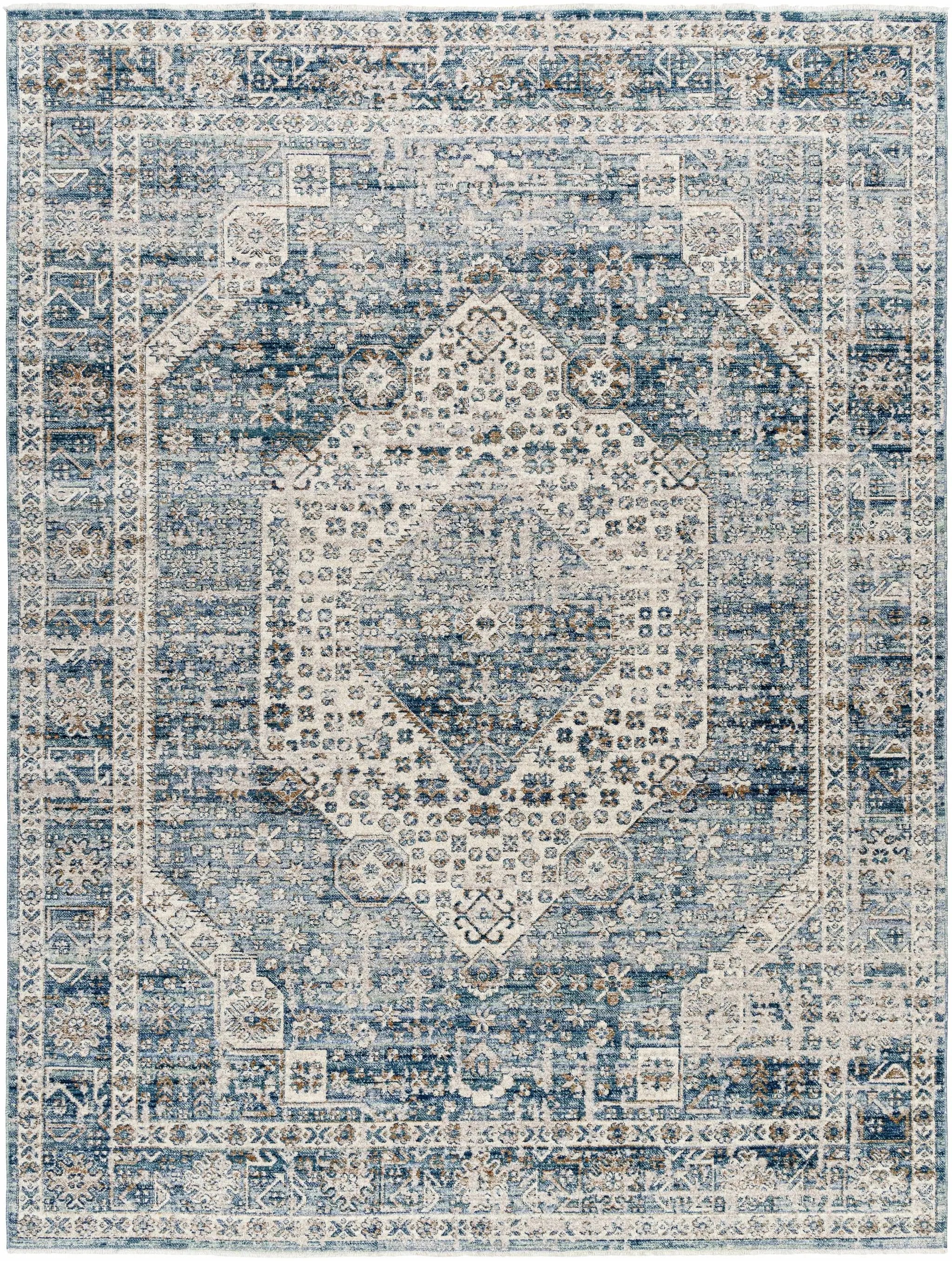 Kalei Blue Area Rug - Clearance by Boutique Rugs