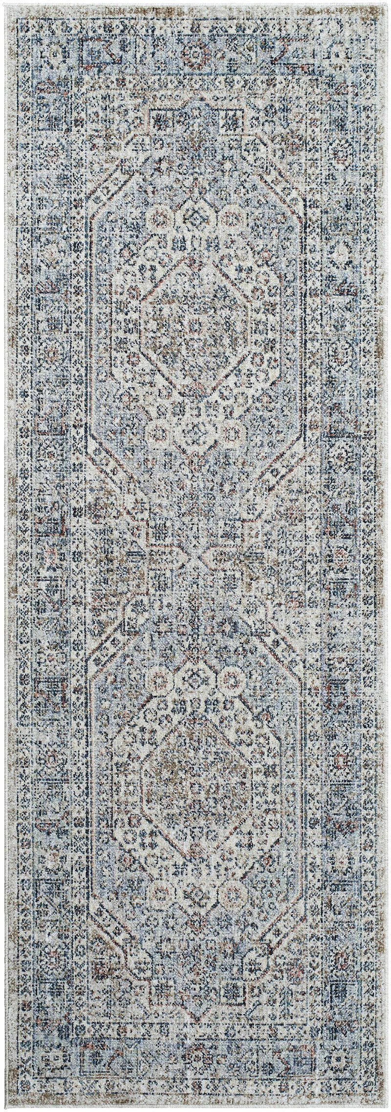 Kalei Beige & Blue Area Rug - Clearance by Boutique Rugs