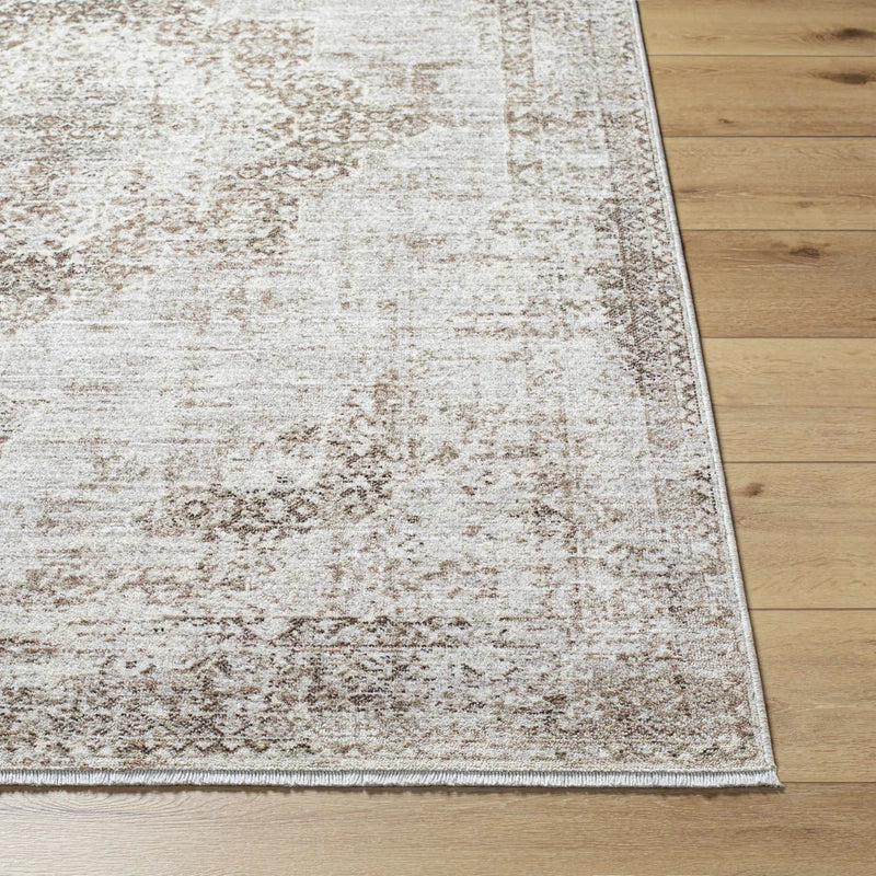 Kosta Beige Medallion Area Rug - Clearance by Boutique Rugs
