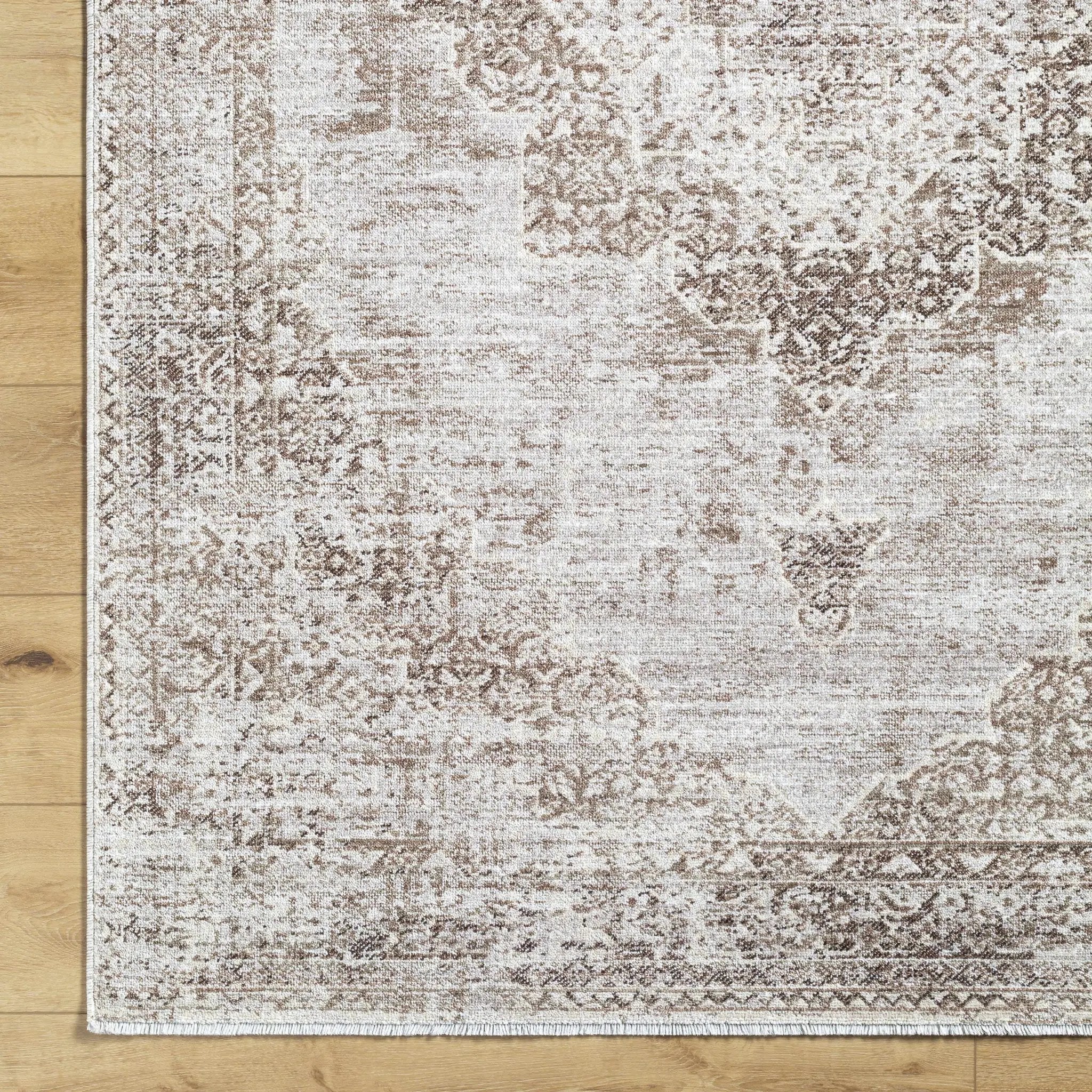 Kosta Beige Medallion Area Rug - Clearance by Boutique Rugs