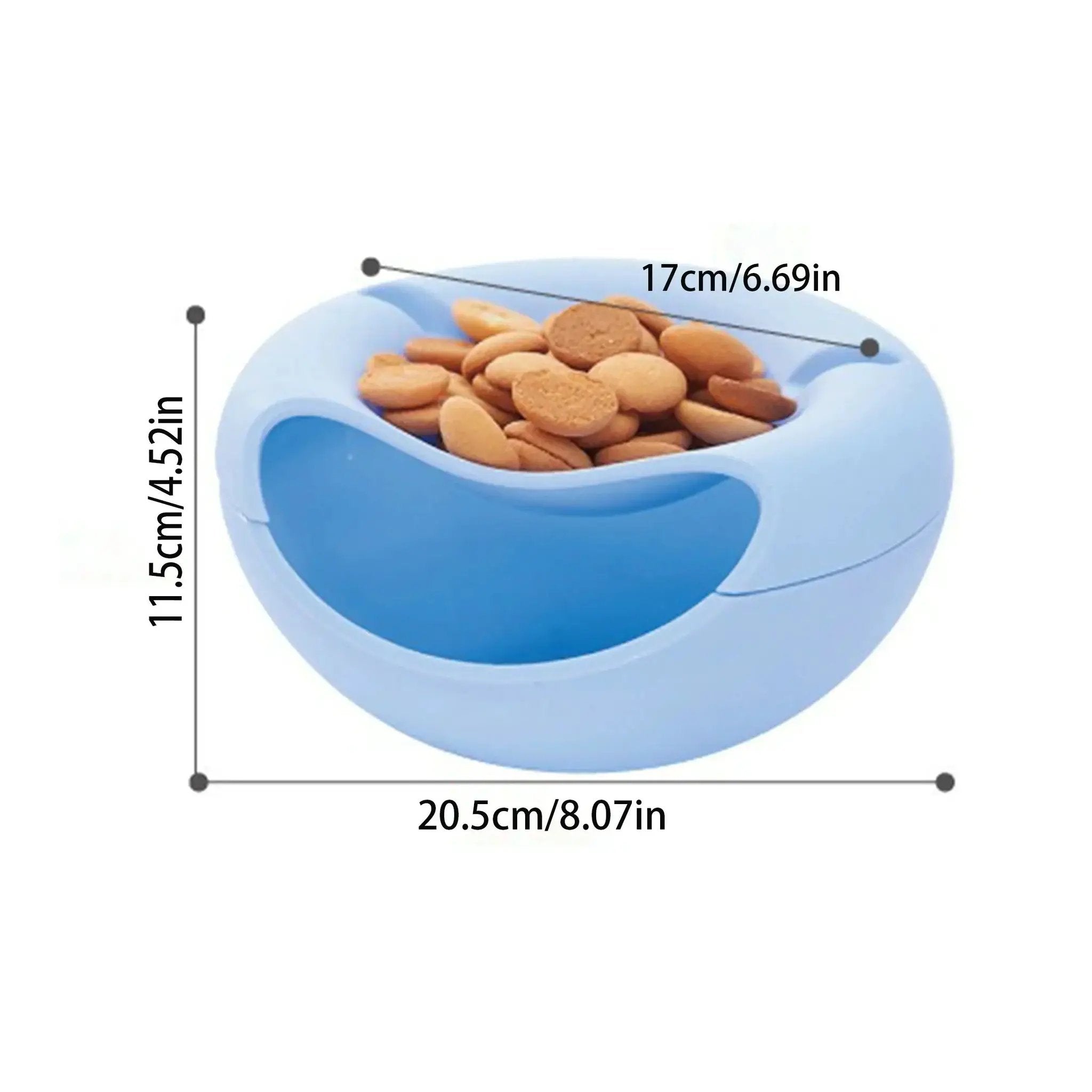 Snack Server - Double-Layer Plastic Tray by House Of Avana