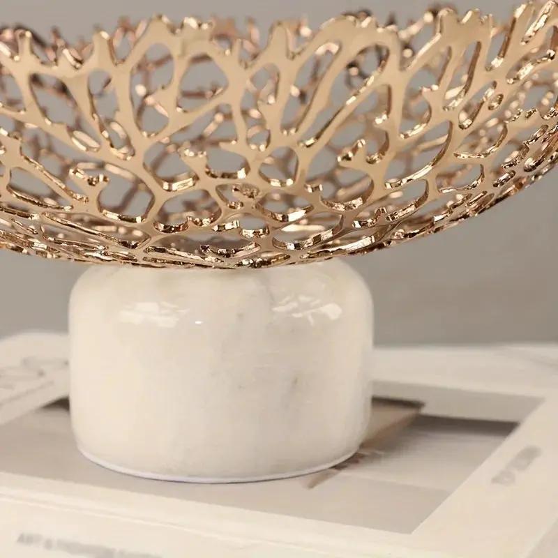 Snack Tray - Luxury Ceramic White by House Of Avana