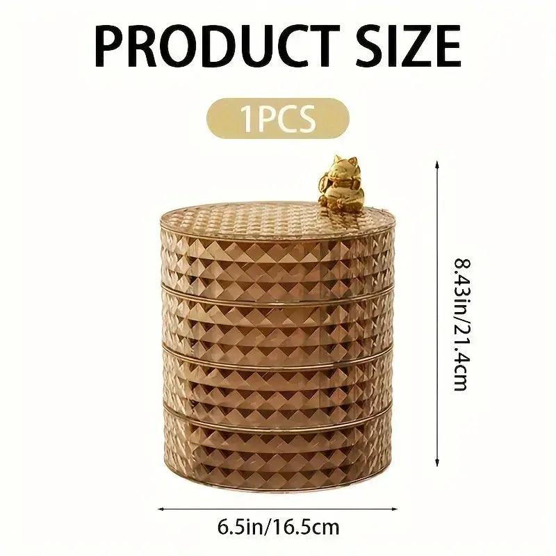 Snack Tray - With Lid Plastic by House Of Avana