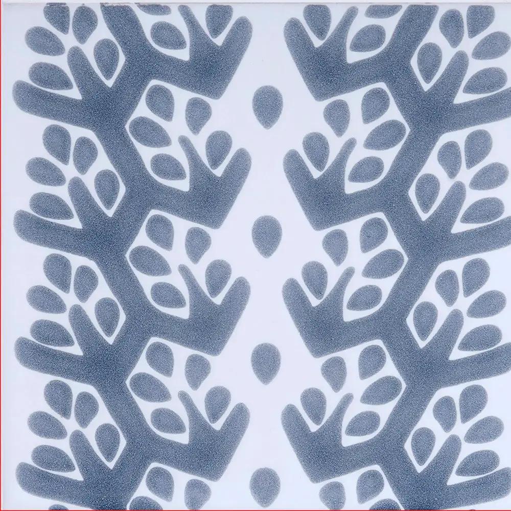Snow White, Grey Glossy Cecil Stripe Ceramic Tiles 6x6 by Stonetiledepot
