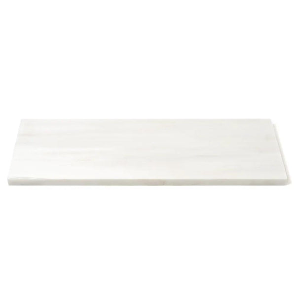Snow White Polished Marble Tiles 4x12 closeup 1
