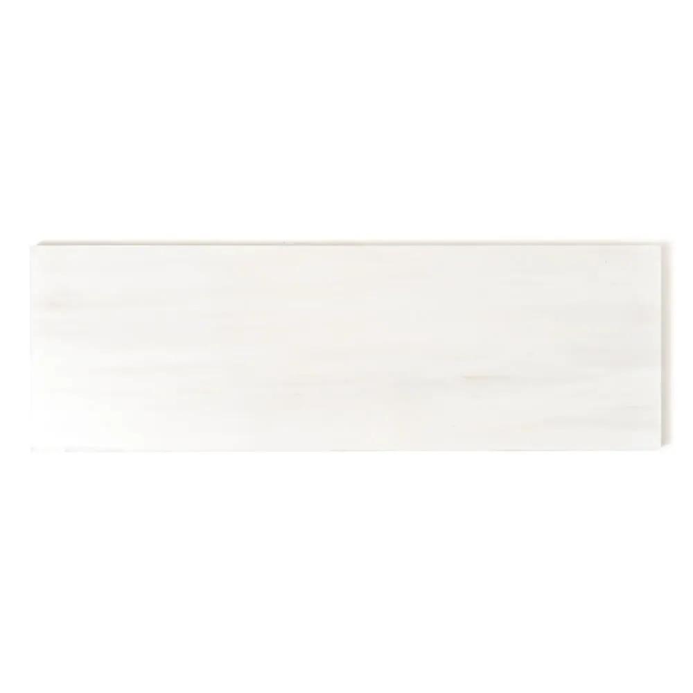 Snow White Polished Marble Tiles 4x12