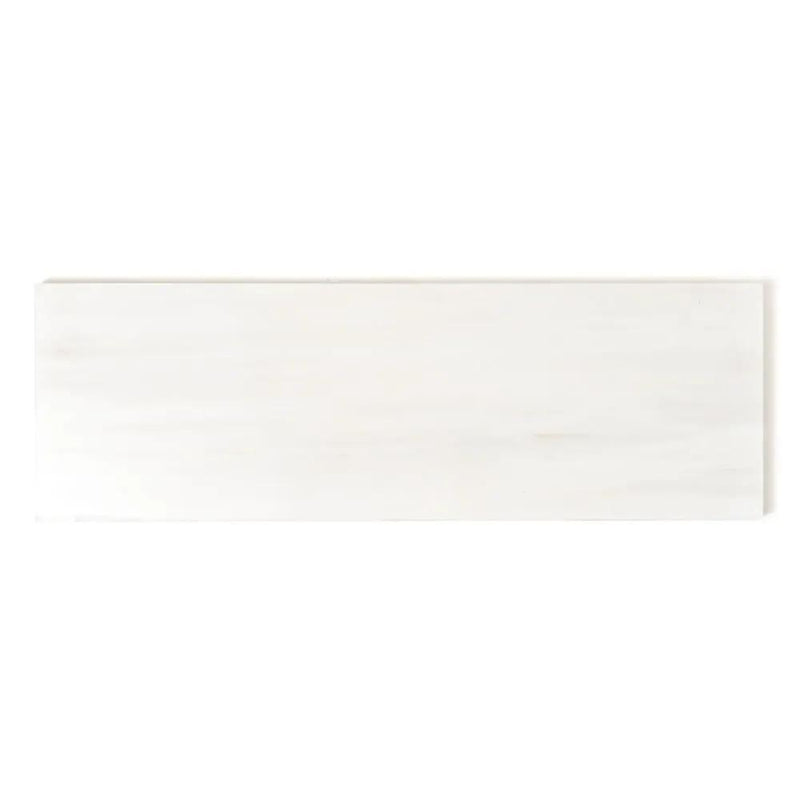 Snow White Polished Marble Tiles 4x12
