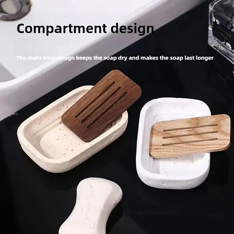 Soap Dish - Decorative Off-White Small by House Of Avana
