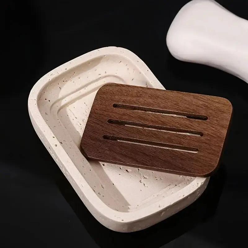 Soap Dish - Decorative Off-White Small by House Of Avana