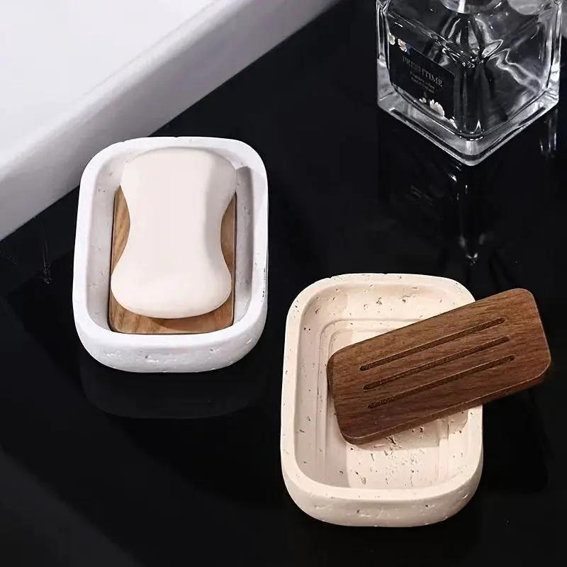 Soap Dish - Decorative Off-White Small by House Of Avana