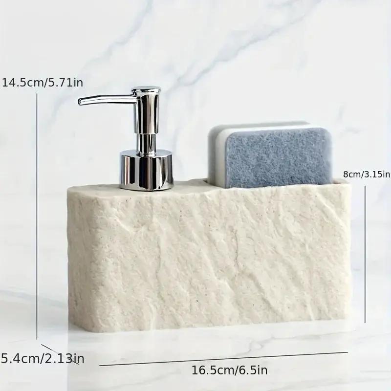 Soap Dispenser - Ceramic Black Natural by House Of Avana