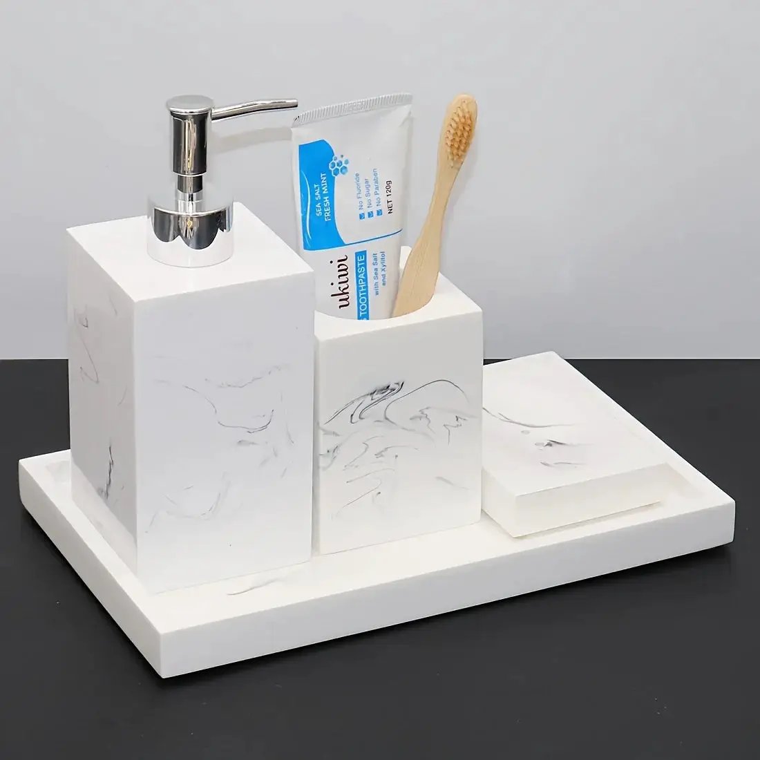 Soap Dispenser - Ceramic White Small by House Of Avana