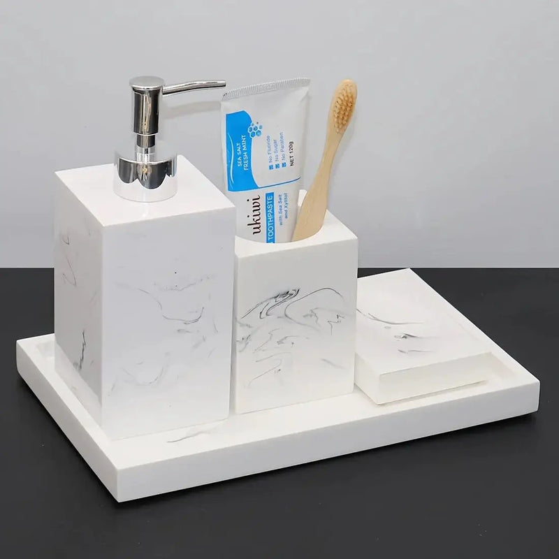 Soap Dispenser - Ceramic White Small by House Of Avana