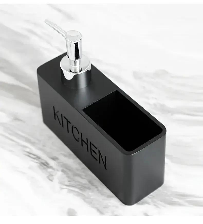 Soap Dispenser - Freestanding White Ceramic by House Of Avana