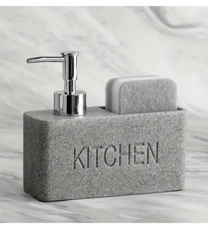 Soap Dispenser - Freestanding White Ceramic by House Of Avana