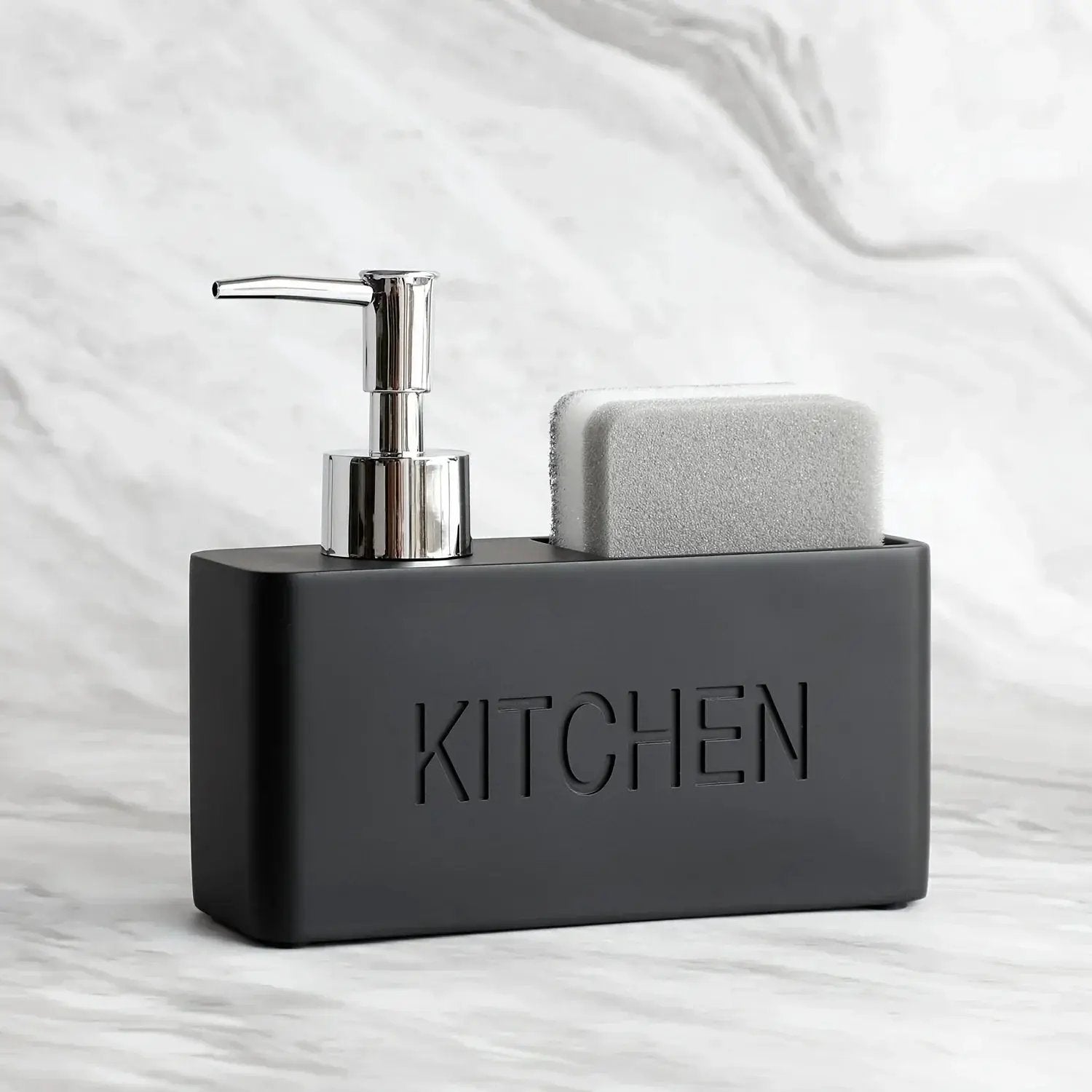 Soap Dispenser - Freestanding White Ceramic by House Of Avana