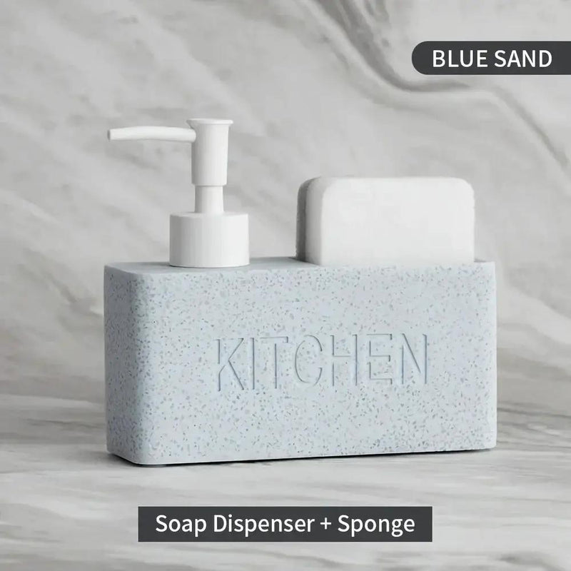 Soap Dispenser - Freestanding White Ceramic by House Of Avana