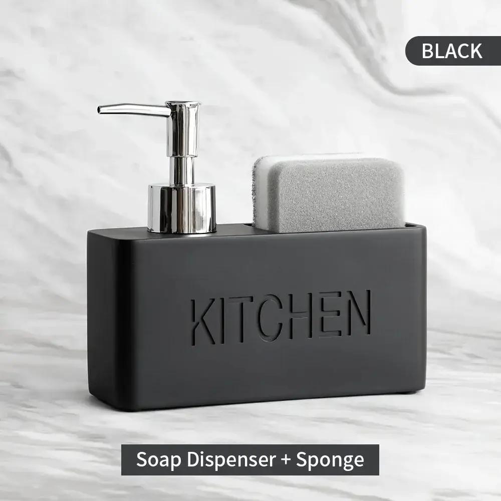 Soap Dispenser - Freestanding White Ceramic by House Of Avana
