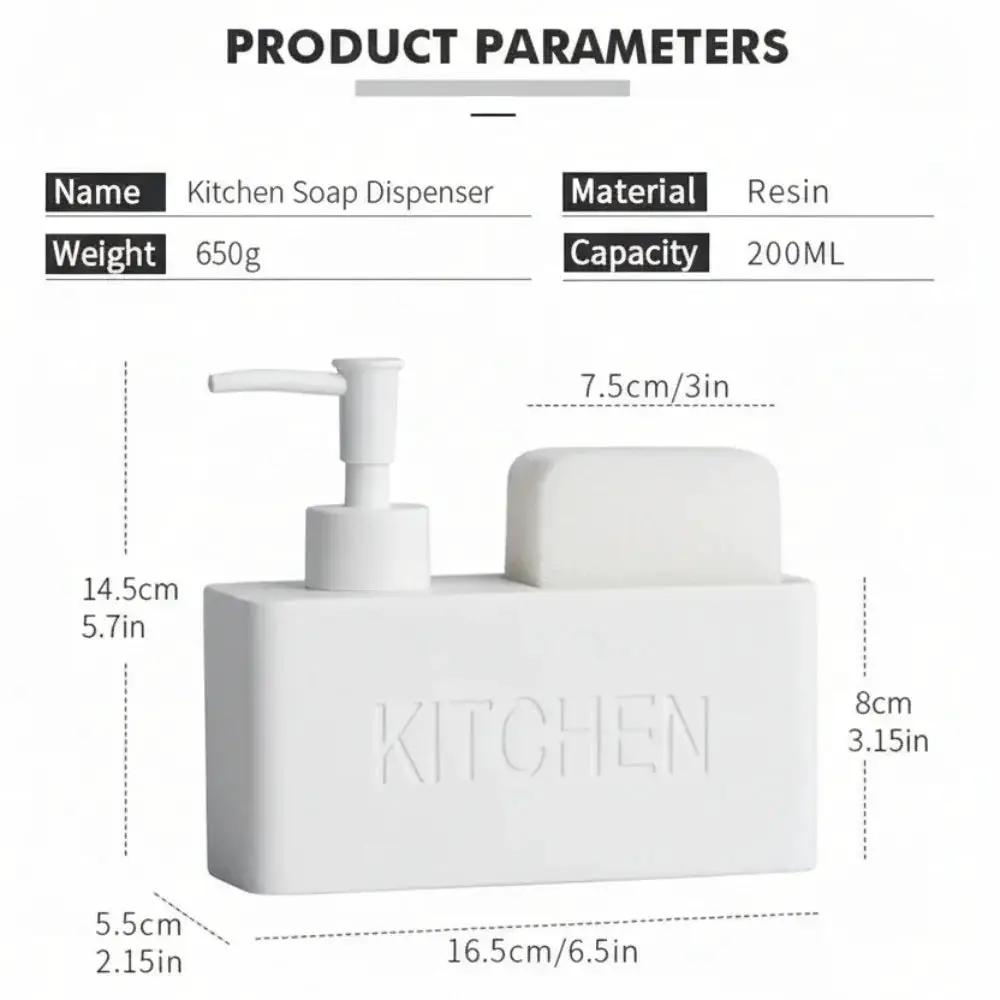 Soap Dispenser - Freestanding White Ceramic by House Of Avana