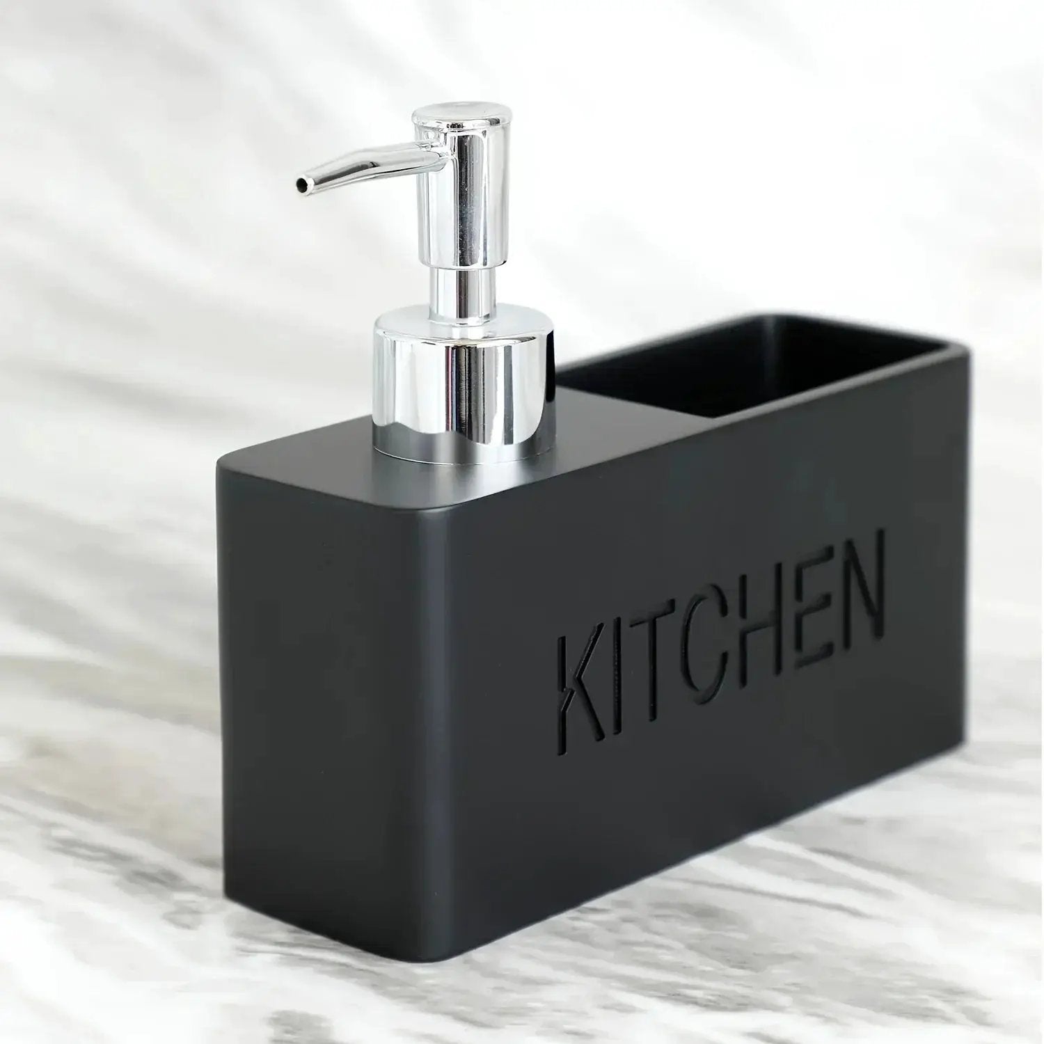 Soap Dispenser - Freestanding White Ceramic by House Of Avana
