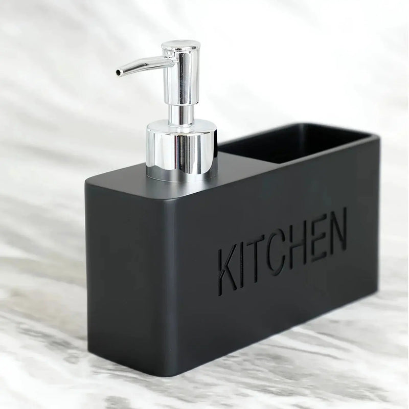 Soap Dispenser - Freestanding White Ceramic by House Of Avana