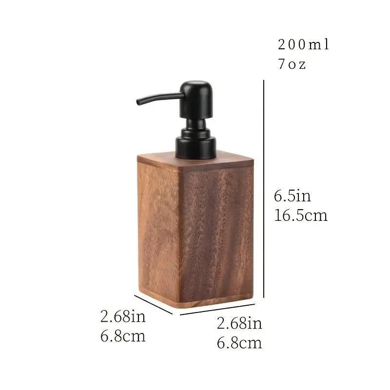 Soap Dispenser - Pressurized Solid Wood by House Of Avana