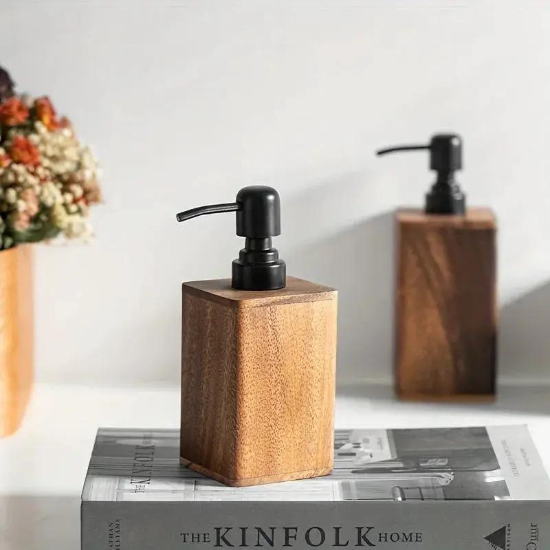Soap Dispenser - Pressurized Solid Wood by House Of Avana