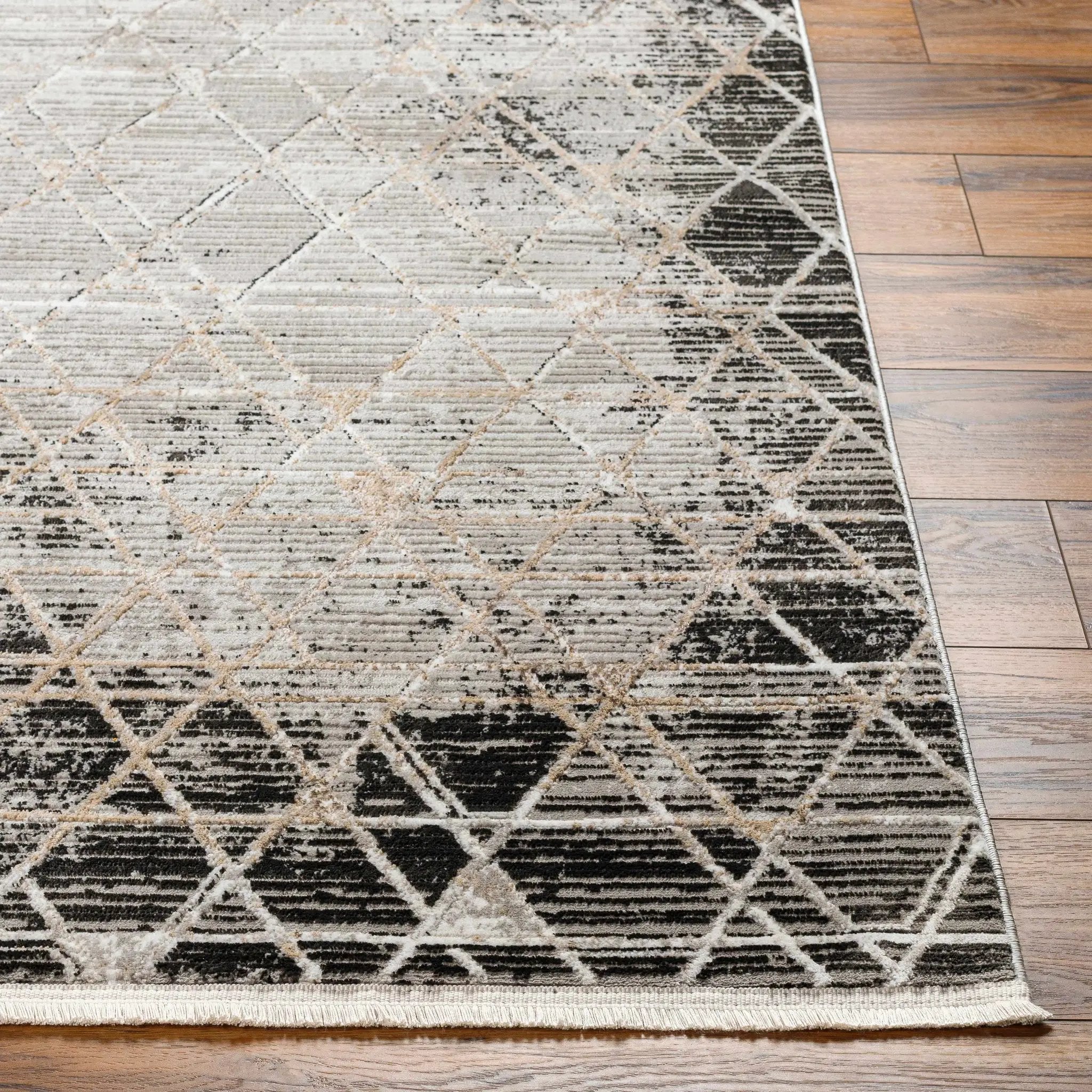 Luol Gray Area Rug - Clearance by Boutique Rugs