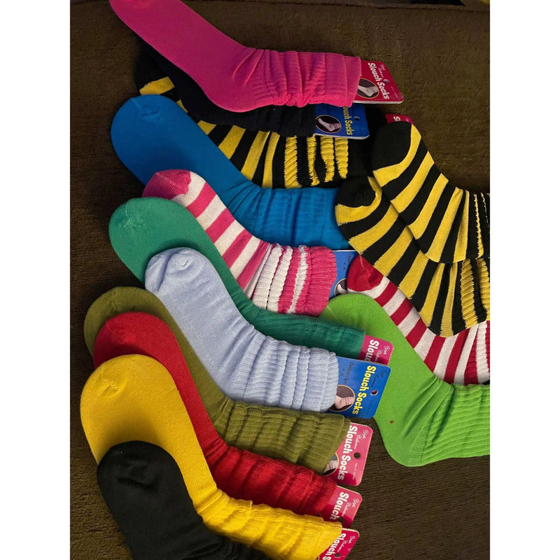 Yafa Collection Slouch Socks Adults Size 9-11 And children's size 6-8 by Selzalot