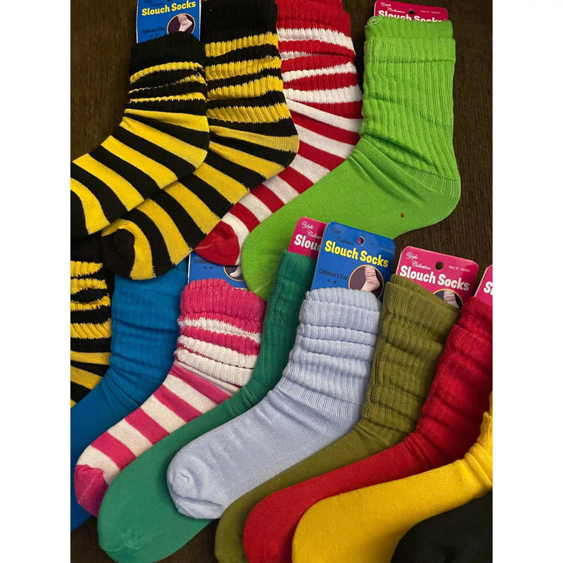 Yafa Collection Slouch Socks Adults Size 9-11 And children's size 6-8 by Selzalot