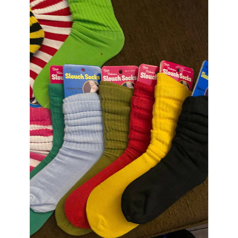 Yafa Collection Slouch Socks Adults Size 9-11 And children's size 6-8 by Selzalot