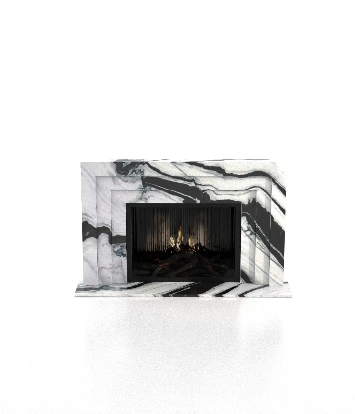 Socrates Fireplace by Zicana Boutique