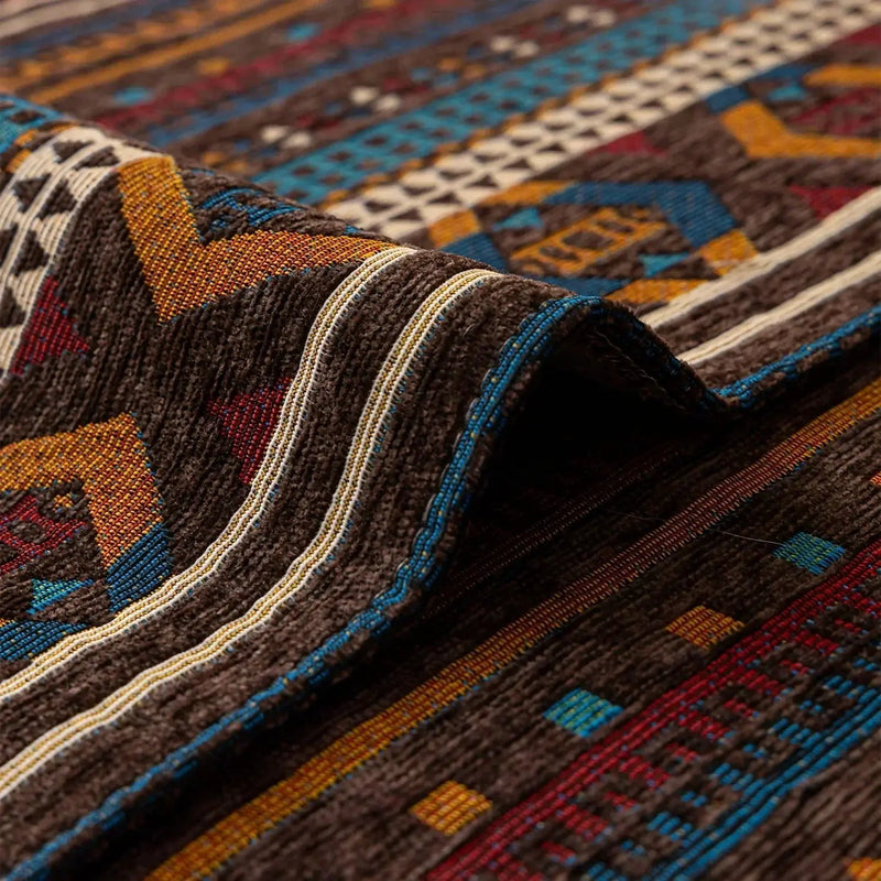 Sofa Cushion - Non-slip Chenille Geometric Multi-size by House Of Avana