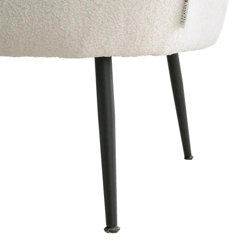 Sofa - Leather White 2-Seater by House Of Avana