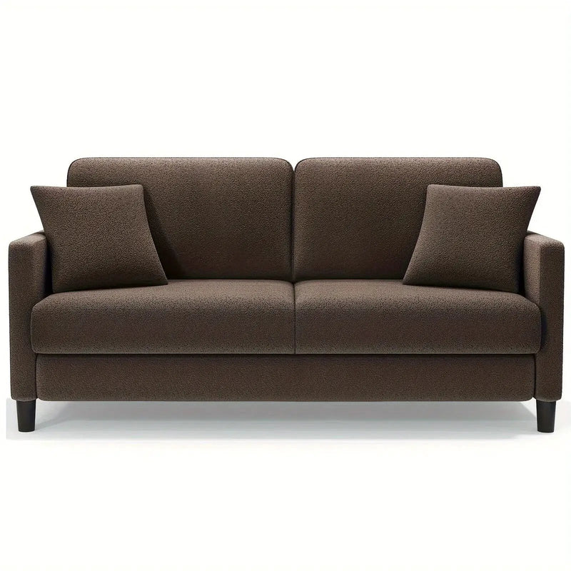 Sofa - Mid-Century White 3-Seater by House Of Avana