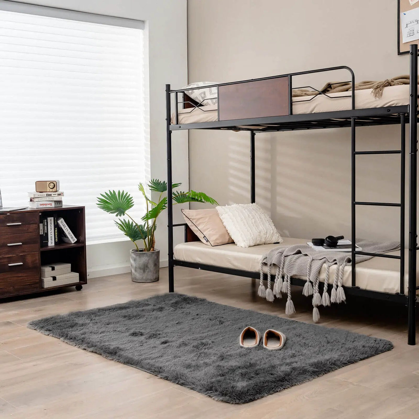 4x6 Feet Modern Soft Shag Rug with Non by DirectDeals