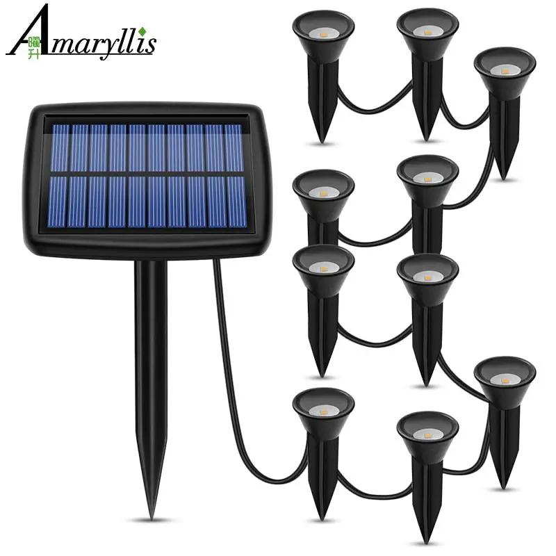 Solar In-Ground String Pathway Lights 10-in-1 by Outdoor Solar Outlet