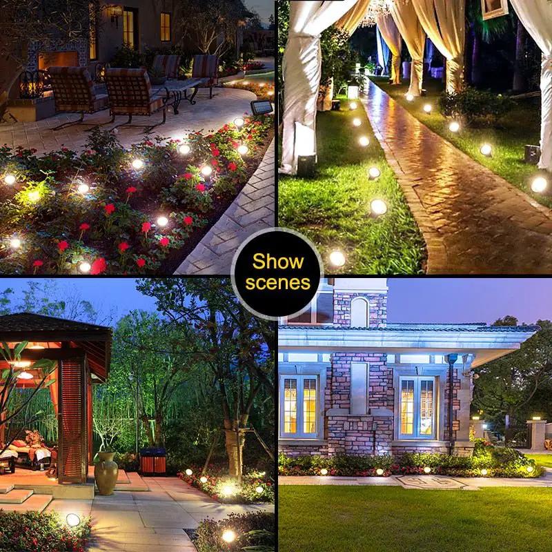 Solar In-Ground String Pathway Lights 10-in-1 by Outdoor Solar Outlet