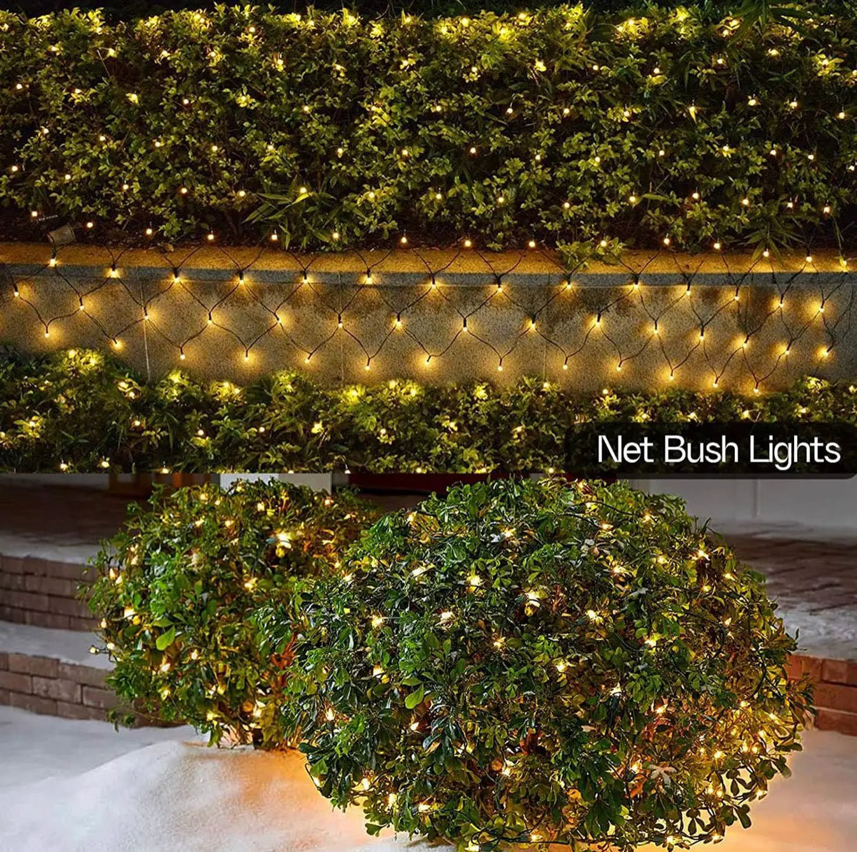 Solar Net Mesh Lights 360 LED with Remote, 11.8Ft x 4.9Ft Fence String Light by Outdoor Solar Outlet